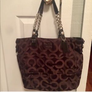 Large Authentic Coach Tote